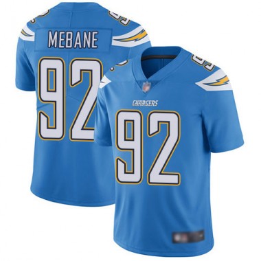 Los Angeles Chargers NFL Football Brandon Mebane Electric Blue Jersey Men Limited  #92 Alternate Vapor Untouchable->los angeles chargers->NFL Jersey